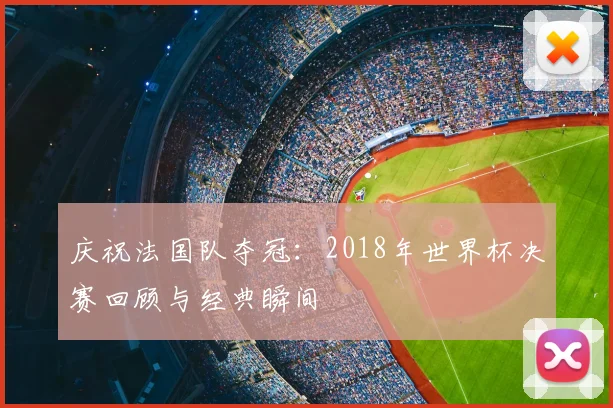 庆祝法国队夺冠：2018年世界杯决赛回顾与经典瞬间